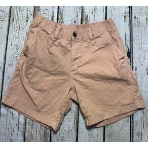 Bearbottom Bear Bottom Shorts Men Medium 7" Peach Stretch Button Elastic Waist